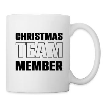 Équipe de Noël - Mug blanc - blanc - Droite