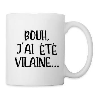 bouh j'ai été vilaine - Mug blanc - blanc - Droite