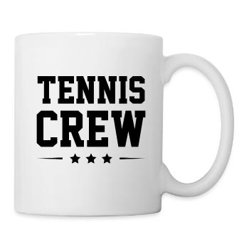 Équipe de tennis - Mug blanc - blanc - Droite