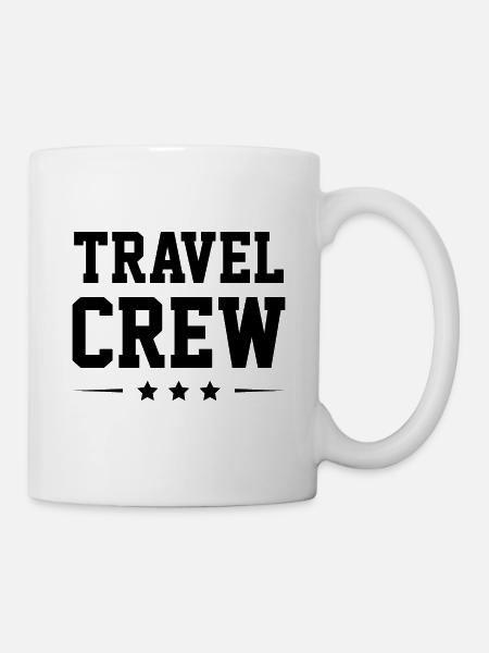 Travel Crew - Tasse - Weiß