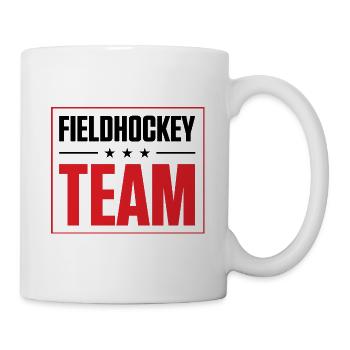 Équipe de hockey sur gazon - Mug blanc - blanc - Droite