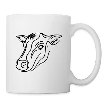 Cow Head Cattle - Mug - white - Right