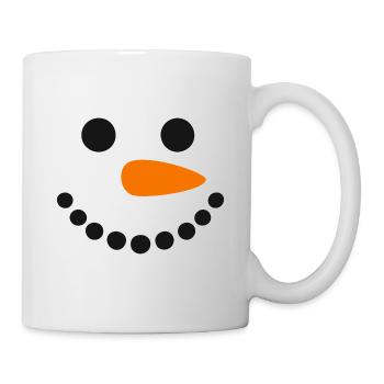 Costume de bonhomme de neige Pull de Noël moche d’hiver - Mug blanc - blanc - Droite