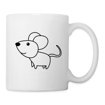 Mouse Comic Animal - Mug - white - Right