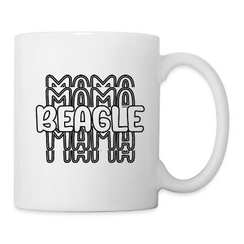 Maman Beagle - Mug blanc - blanc - Droite