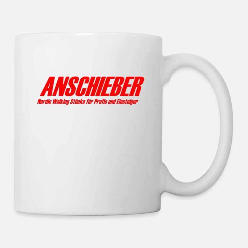ANSCHIEBER Stöcke - Tasse - Weiß