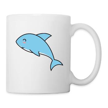 Hai Comic Tier - Tasse - Weiß - Rechts