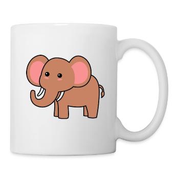 Mammoth Comic Animal - Mug - white - Right