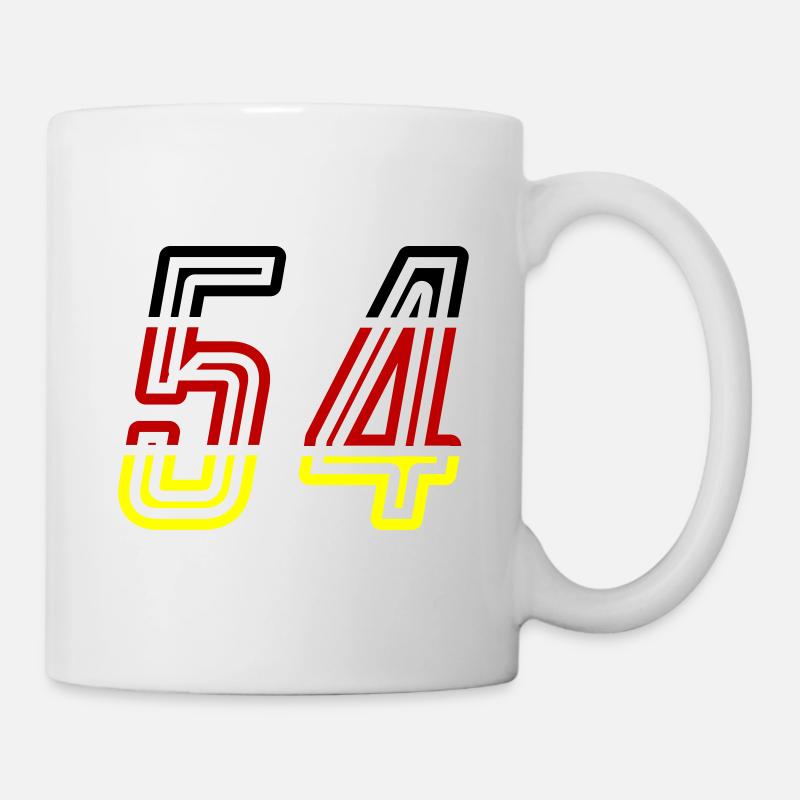 54 Number Symbol Germany - Mug - white