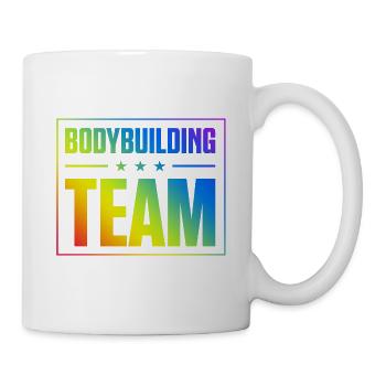 Équipe de musculation - Mug blanc - blanc - Droite