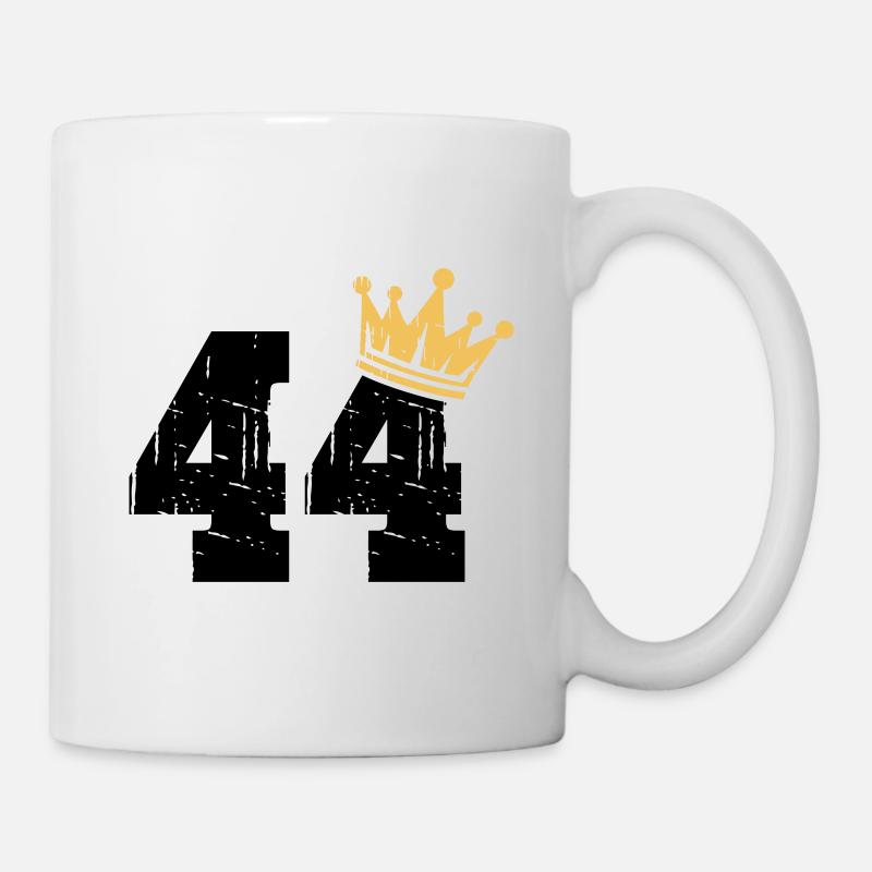 44 Crown 44e anniversaire 44 ans - Mug blanc - blanc