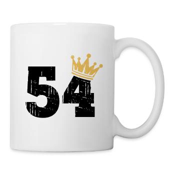 54 Crown 54th Birthday 54 years old - Mug - white - Right