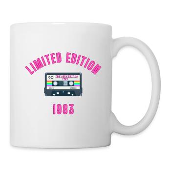 'The very best of 1983' Retro Cassette Limited Ed. - Mug - white - Right