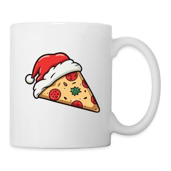 Pizza Christmas Food - Mug - white - Right