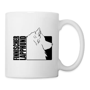 Finnischer Lapphund Profil Hunde Hund Wilsigns - Tasse - Weiß - Rechts