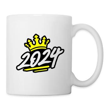 Couronne 2024 - Mug blanc - blanc - Droite
