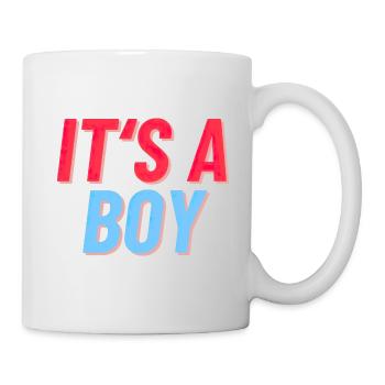 It's a Boy - It's a Boy - Birth Reveal - Mug - white - Right