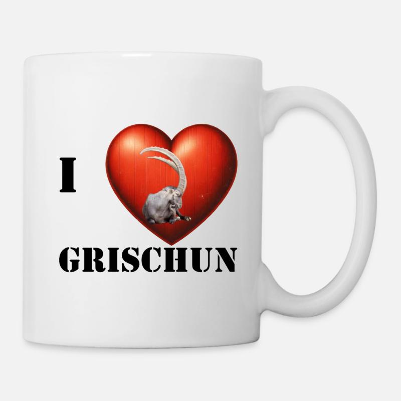 I Love Grischun - Mug - white