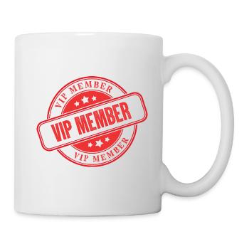 Vip Member Stempel - Tasse - Weiß - Rechts