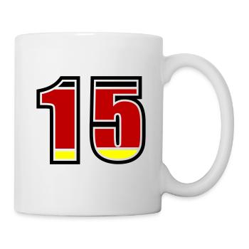 15 Number Germany Jersey - Mug - white - Right
