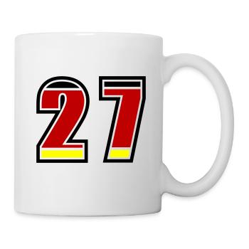 27 Number Germany Jersey - Mug - white - Right