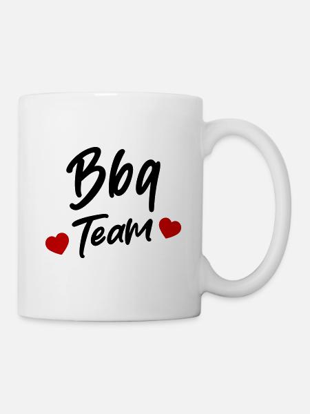 BBQ Grill Team - Tasse - Weiß