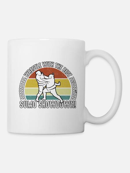 Wrestle with the best Sumo Showdown - Mug - white