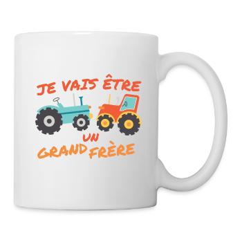 Tractor Boys I'm Gonna Be A Big Brother - Mug - white - Right