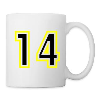 14 Number College - Mug - white - Right