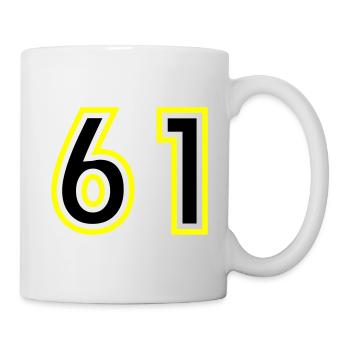 61 Number College - Mug - white - Right