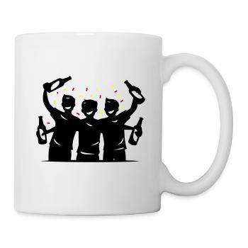 Drinking Silhouette Symbol - Tasse - Weiß - Rechts