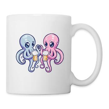 Octopus Beer Funny Booze - Mug - white - Right