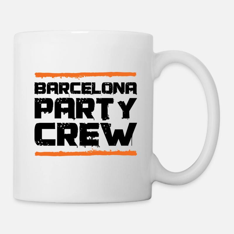 Barcelona Party Crew - Tasse - Weiß