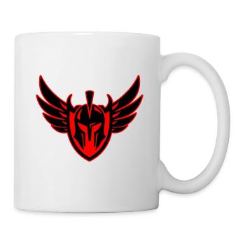Casque de guerrier spartiate - Mug blanc - blanc - Droite