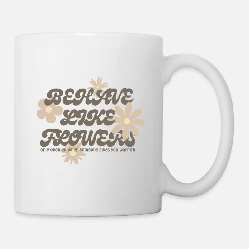 Sagesse florale - Mug blanc - blanc