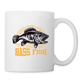 Bass Fish - Mug - white - Right