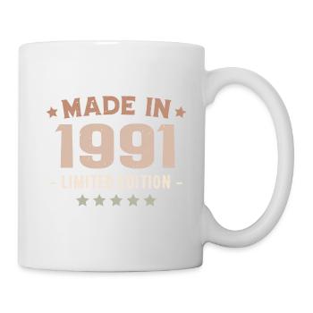 Made in 1991 Anniversary Gift 1991 Vintage 1991 - Mug - white - Right