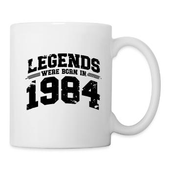 1984 Vintage Born Legends Cadeau d’anniversaire - Mug blanc - blanc - Droite