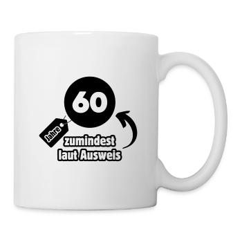 60 years – at least according to the ID card - Mug - white - Right