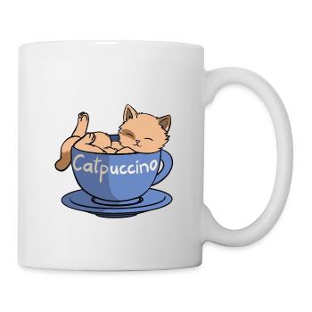 Catpuccino - Mug blanc - blanc - Droite