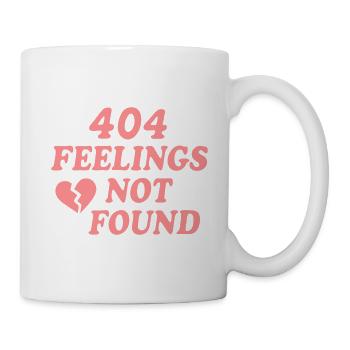404 Feelings not found - Mug - white - Right
