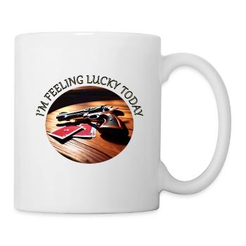 I'm feeling lucky today! - Mug - white - Right