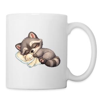 Baby Oskar with comforter - Mug - white - Right