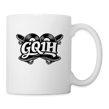 GQ1H skate  - Mug blanc - blanc - Droite