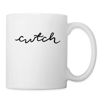 cwtch, cuddle in Welsh - Mug - white - Right