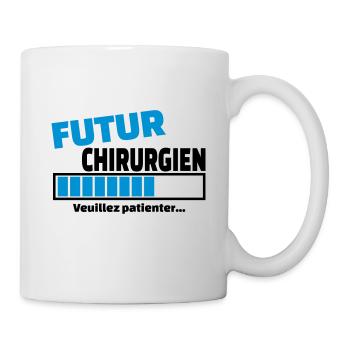 futur chirurgien - Mug blanc - blanc - Droite
