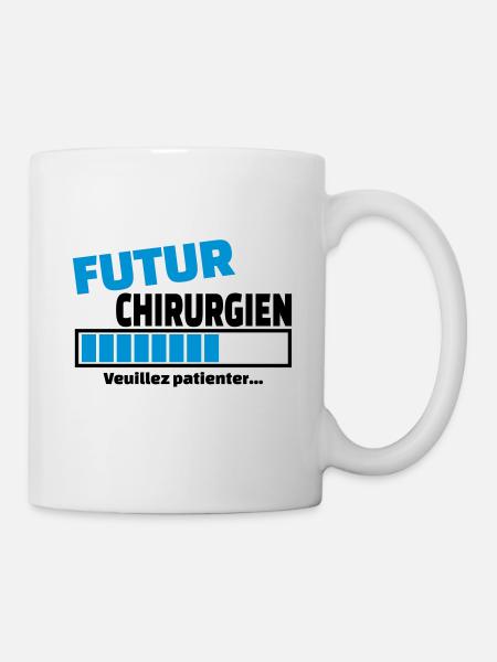 futur chirurgien - Mug blanc - blanc