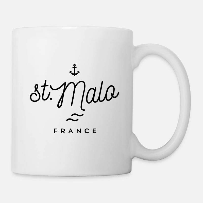 Saint-Malo - Frankreich - Tasse - Weiß