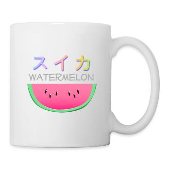Pastèque - Mug blanc - blanc - Droite