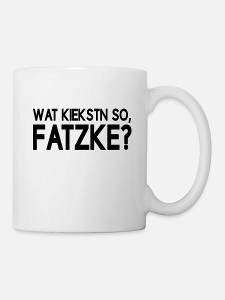 Wat kiekstn so fatzke Berlin Berlin - Mug - white